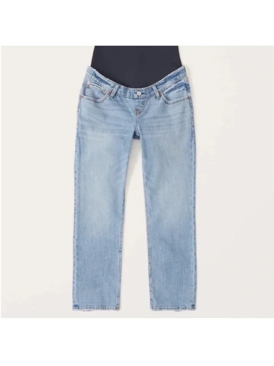 Abercrombie & Fitch Maternity The Ankle Straight Jean 26/2 Short - Picture 8 of 8